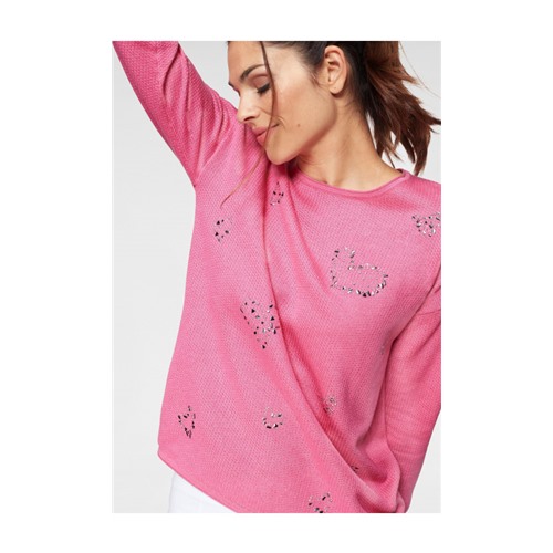 Pullover,  Размер 44 ( рус 54) , Производитель Clarina, Цвет pink mel .