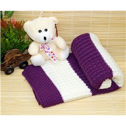 Вязаный Плед с Мягкой Игрушкой в Подарочной Упаковке 100x120 см. Bebek Battaniye Aren