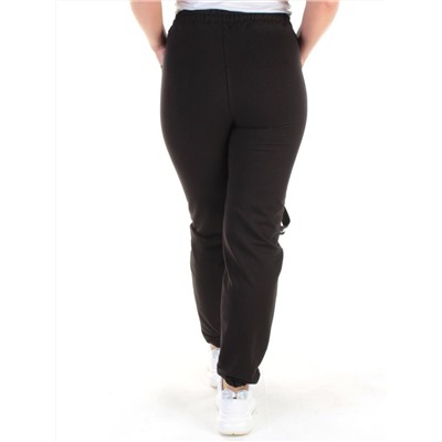 QB-82 BLACK Брюки спортивные женские (95% хлопок, 5% стрейч) P&S