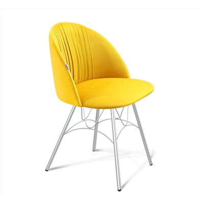 Стул SHT-ST35-1/S100
                        имперский желтый / хром лак