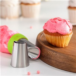 Насадка кондитерская KONFINETTA «Хризантема», d=3.4 см, выход d=2.5 см, нержавеющая сталь