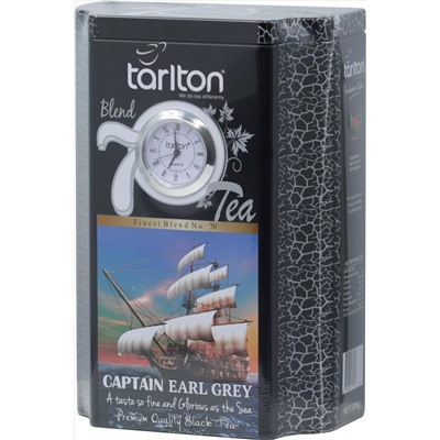 TARLTON. Tea Time. Captain Earl Grey 200 гр. жест.банка