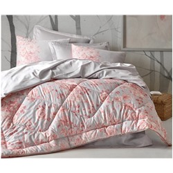 2 сп. Евро Постельное Белье с Одеалом Сатин SATEN Uyku Set- cotton box