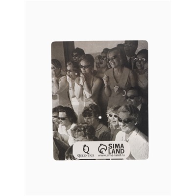 Значок «Кролики» 18+, цвет белый в чёрном металле