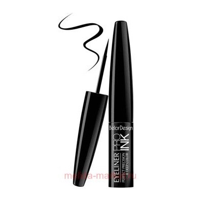 BelorDesign Подводка для глаз PRO INK тон 001 чёрный