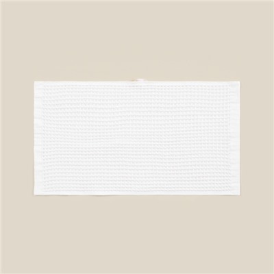 Полотенце вафельное SL HOME: Basic "Блан де Блан" 50х90 см, 100% хлопок, 340 г/м2
