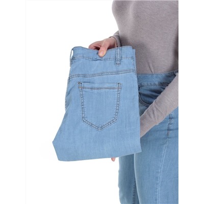 D972 BLUE Джинсы женские DENIM (75% хлопок, 22% полиэстер 3% спандекс)
