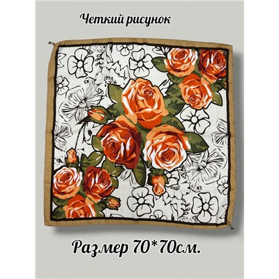 Платок на шею с украшением Артикул 2455/21