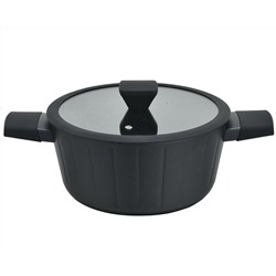 819-014 Кастрюля 6,2л с крышкой 28см VERTICAL в под.уп.(х4)Алюминий