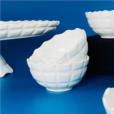 163-062 Набор из 6 салатников 11х6см КОРНЕЛИЯ в под.уп.(х12)Фарфор