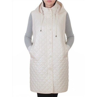 802 LT. BEIGE Жилет утепленный женский (50 гр. синтепон)
