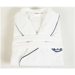 Халат Велюровый Мужской (XXL) Route Beyaz Bay XXlarge Bornoz- EcoCotton