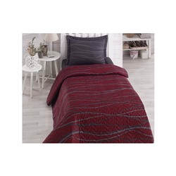 1 сп. Стеганое Покрывало Двустороннее 160x220 см. с Наволочкой 50x70 см. Verda Bordo