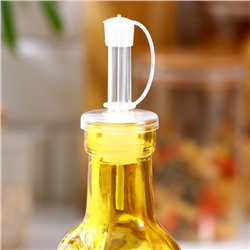 Бутылка для соусов и масла Доляна «Галерея», 200 мл, h=19 см, стекло, жёлтая