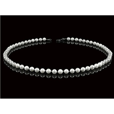 Ожерелье из морского жемчуга AKOYA шарик 7мм, 50см, 28,3г