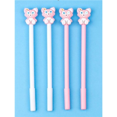 Ручка "Pink foxes", шоубокс 48 шт.