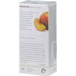 JAF TEA. Черный. Персик 37,5 гр. карт.пачка, 25 пак.
