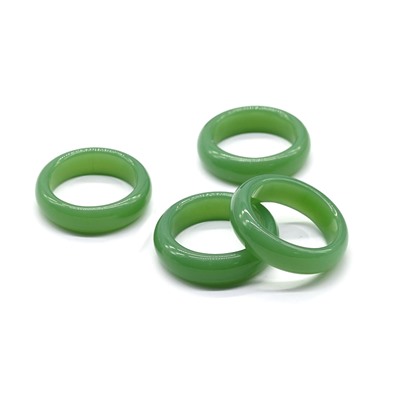 Кольцо из авантюрина зеленого