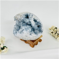 Радуга Самоцветов Друза Целестина на подставке