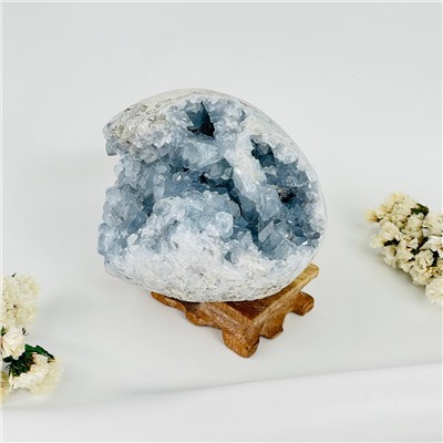 Радуга Самоцветов Друза Целестина на подставке