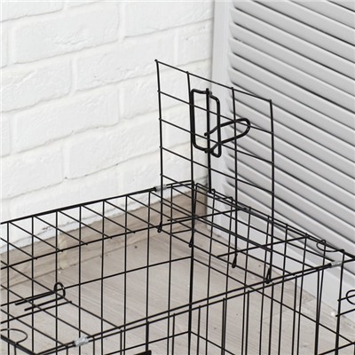Клетка для собак 51 х 35 х 41 см, голубая