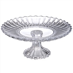 БЛЮДО СЕРВИРОВОЧНОЕ НА НОЖКЕ "BRILLIANCE" КРУГЛОЕ, 29,5*13,5 СМ