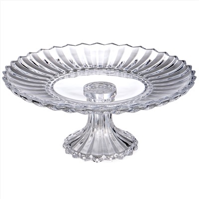 БЛЮДО СЕРВИРОВОЧНОЕ НА НОЖКЕ "BRILLIANCE" КРУГЛОЕ, 29,5*13,5 СМ