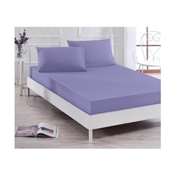1 сп. 100x200 см. Простынь на Резинке с Наволочкой Paint D.Boya UltraViolet