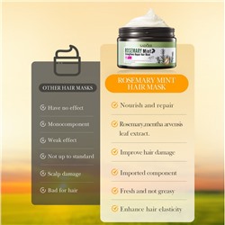 Восстанавливающая маска для волос c экстрактом розмарина SADOER, 250 гр.