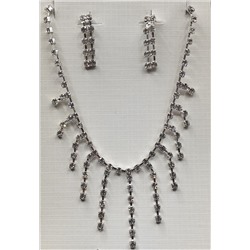 Комплект украшений Jewelry 054, серебро