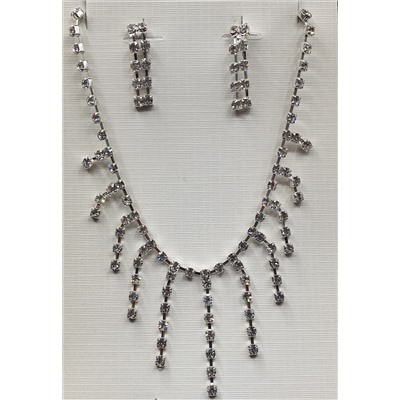 Комплект украшений Jewelry 054, серебро