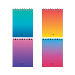 Блокнот А6 60л. на гребне BG "Bright monocolor"