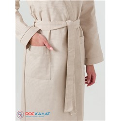Женский вафельный халат с планкой В-02 (31)