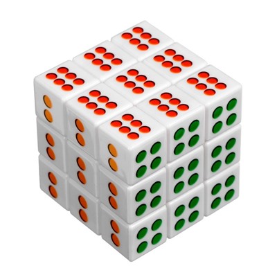 Игрушка механическая «Кости», 5,5х5,5 см