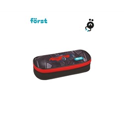 Пенал корпусный 1 отделение, 220*90*45 Först "Red car", полиэстер