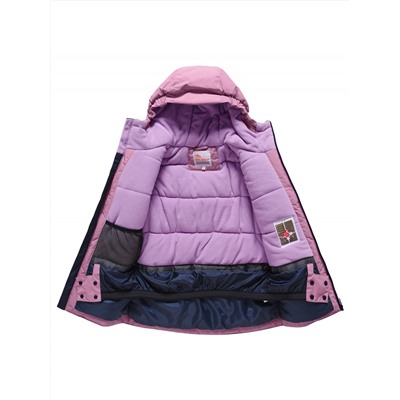 Горнолыжный костюм зимний для девочки розового цвета 9518R