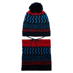 Комплект для мальчика: шапка, снуд