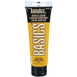 Краска акриловая художественная Liquitex "Basics", 118мл, туба, 416 желтый оксид