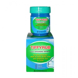 Мазь от простуды Tiffyrub с ментолом 20гр