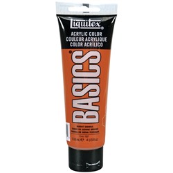 Краска акриловая художественная Liquitex "Basics", 118мл, туба, 127 сиена жженая