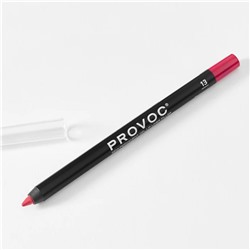 Provoc Гелевый карандаш-подводка для губ водостойкий / Semi Permanent Gel Eye Liner Filler №13 Delicious, розово-малиновый
