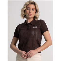 Поло Важный момент (шоколад) Б15377-7М