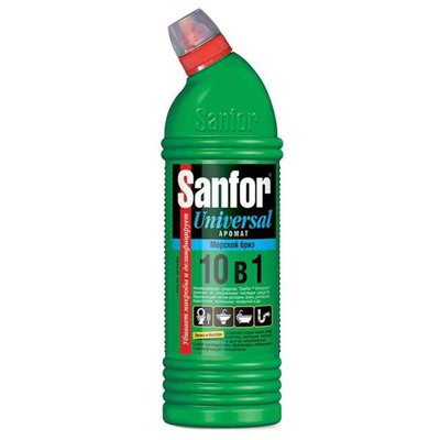 Средство для чистки и дизинфекции SANFOR Universal Морской бриз 750 гр