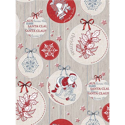 Ткань Рогожка / Рождество 1