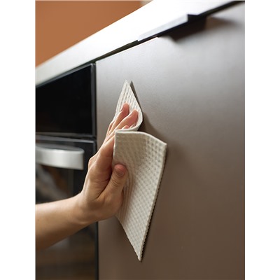 Набор салфеток для уборки из целлюлозы Eco Clean, белые, 10 шт.