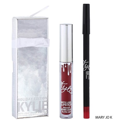 Жидкая помада Kylie Holiday Edition Matte Liquid Lipstick & Lip Liner 2 in 1 Mary Jo K 3 ml