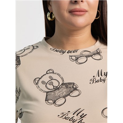 Футболка Бриса (бежевая) Б15372-20М