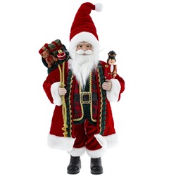 GAEM Дед Мороз, L26 W16 H62/45 см