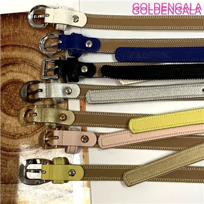 Ремень женский из экокожи 1,5х112 см Р2 тип 1