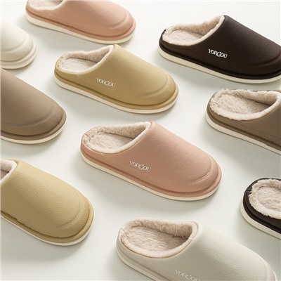 Demi-season keep warm non-slip slippers for men and women indoor, 2023 collection